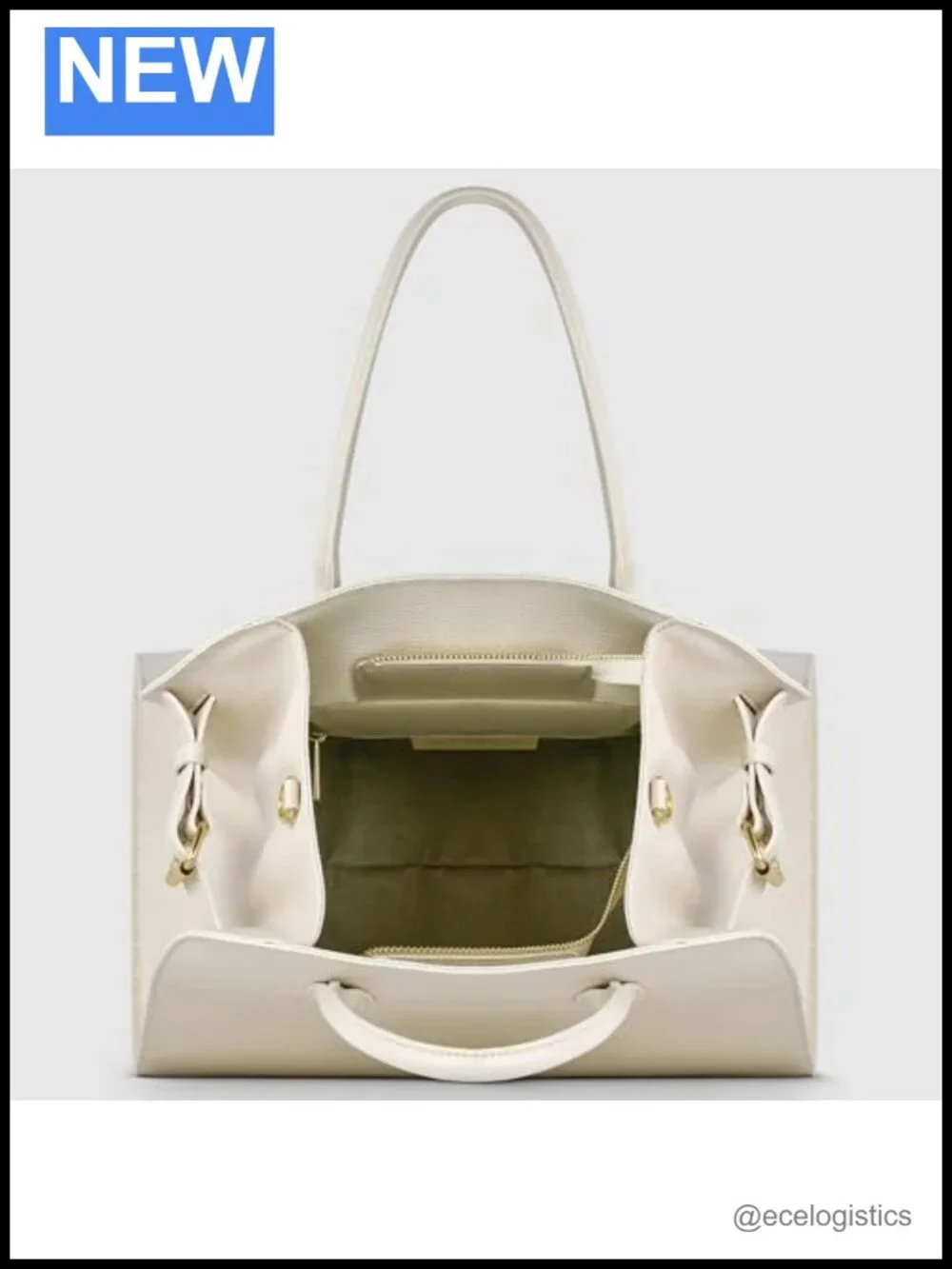 Genuine Calf Leather Satchel Bag for Women Zippered Top Crossbody Travel